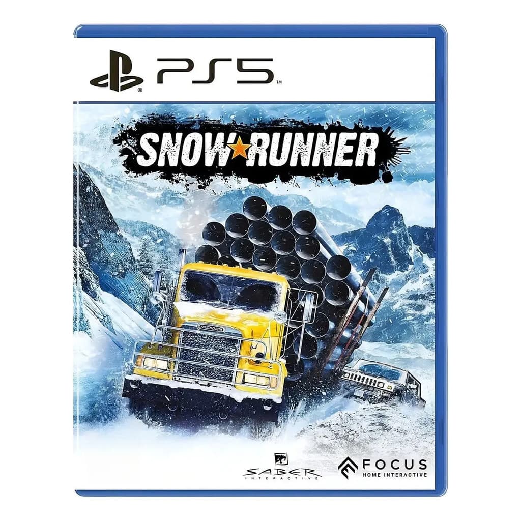 Jogo Snowrunner Ps5 Mídia Física Simulador Off Road 4x4 Caminhão Novo Lacrado