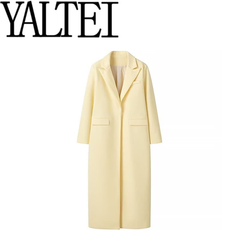 YALTEI outono novo estilo feminino estilo europeu americano estilo francês Design sentir elegante All-Match simples cor