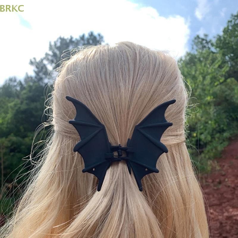 BRKC – Conjunto de acessórios de cabelo para o Halloween, composto por um único item: grampos de cabelo em forma de morc