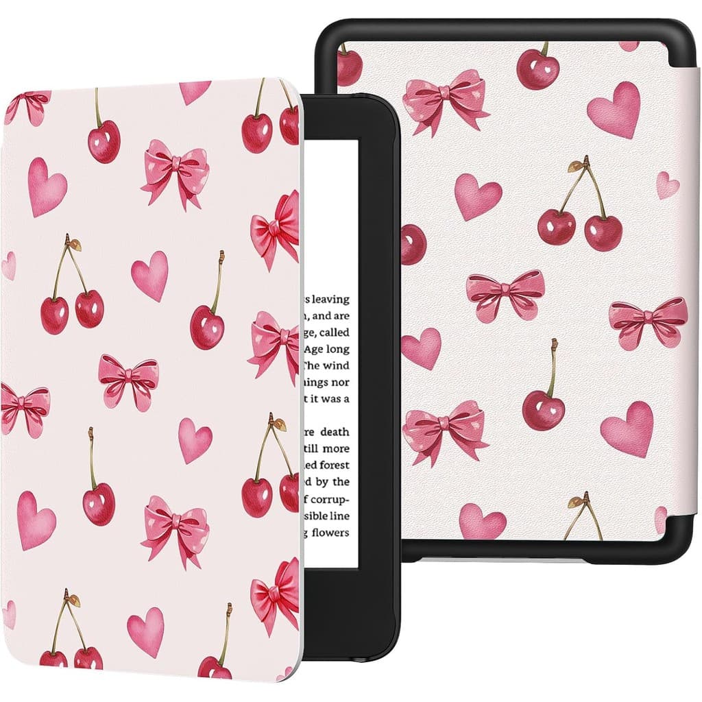 Capa Protetora Leve Para PC MoKo Se Encaixa No Novo Kindle De 6 " (Versão 11a Geração-2024/2022) e-Reader , Com Desperta