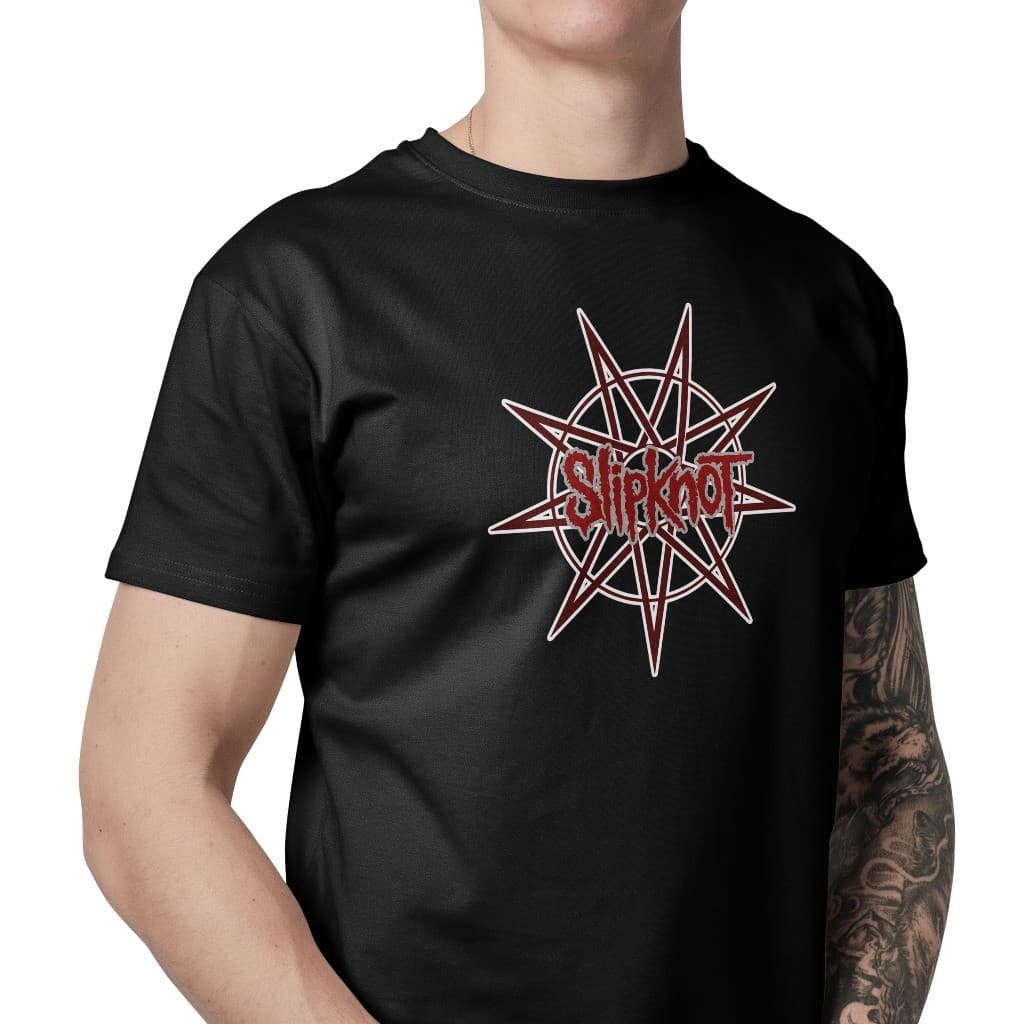 Camiseta Personalizada Rock Banda Metal Slipknot  100% Algodão Unissex