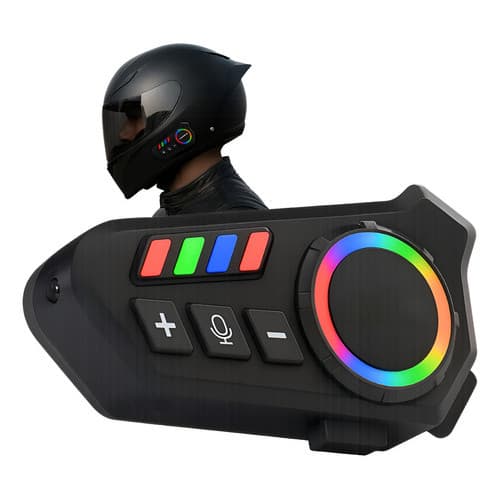 Fone De Ouvido Comunicador Para Capacete De Moto Bluetooth M