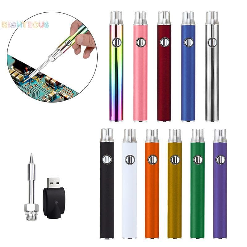 Caneta De Ferro De Solda Sem Fio righteous Bateria Embutida De 350mAh , Ferramenta De Cartucho De Temperatura Recarregáv