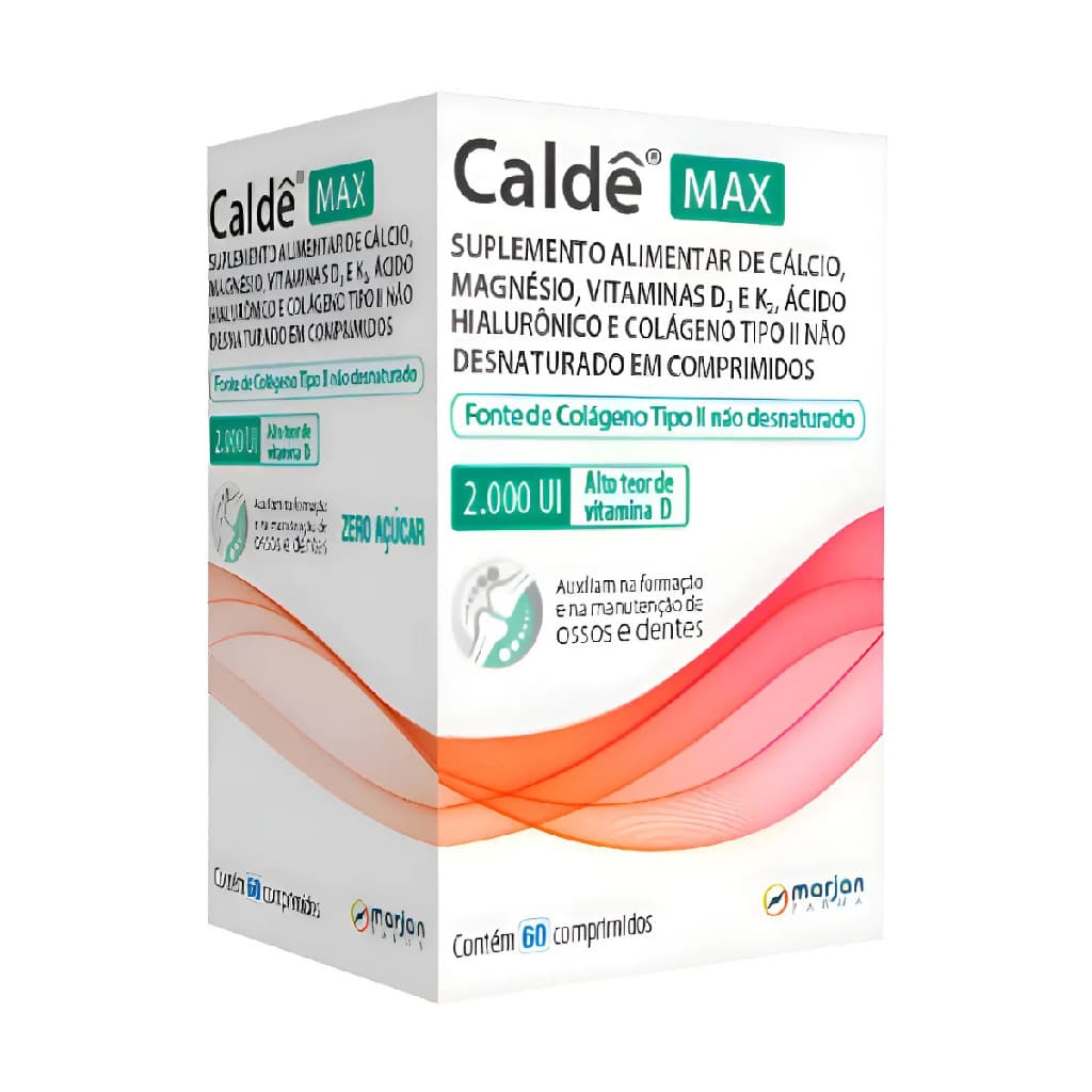 Caldê Max 60 Comprimidos Revestidos Marjan Sabor Sem sabor