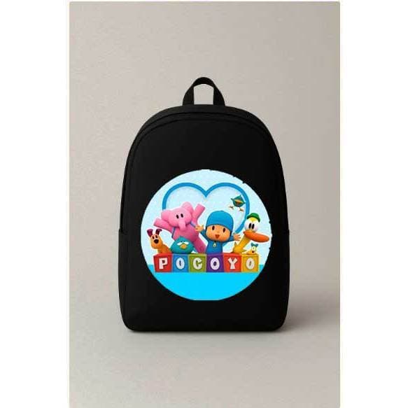 Mochila Escolar Estampada Turminha Pocoyo Fofinho Bolsa Ideal Para Passeios e Viagens Infantil Trevix
