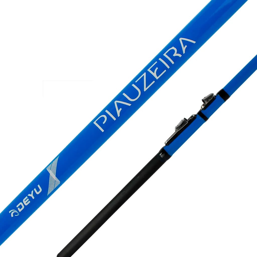 Vara Deyu Piauzeira SFT2102UL Azul Molinete 2,10m 2 Partes Fibra De Vidro