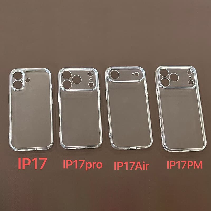 Adequado para Apple 17 capa de telefone iphone 17promax capa protetora 16promax capa macia transparente 17pm de ran