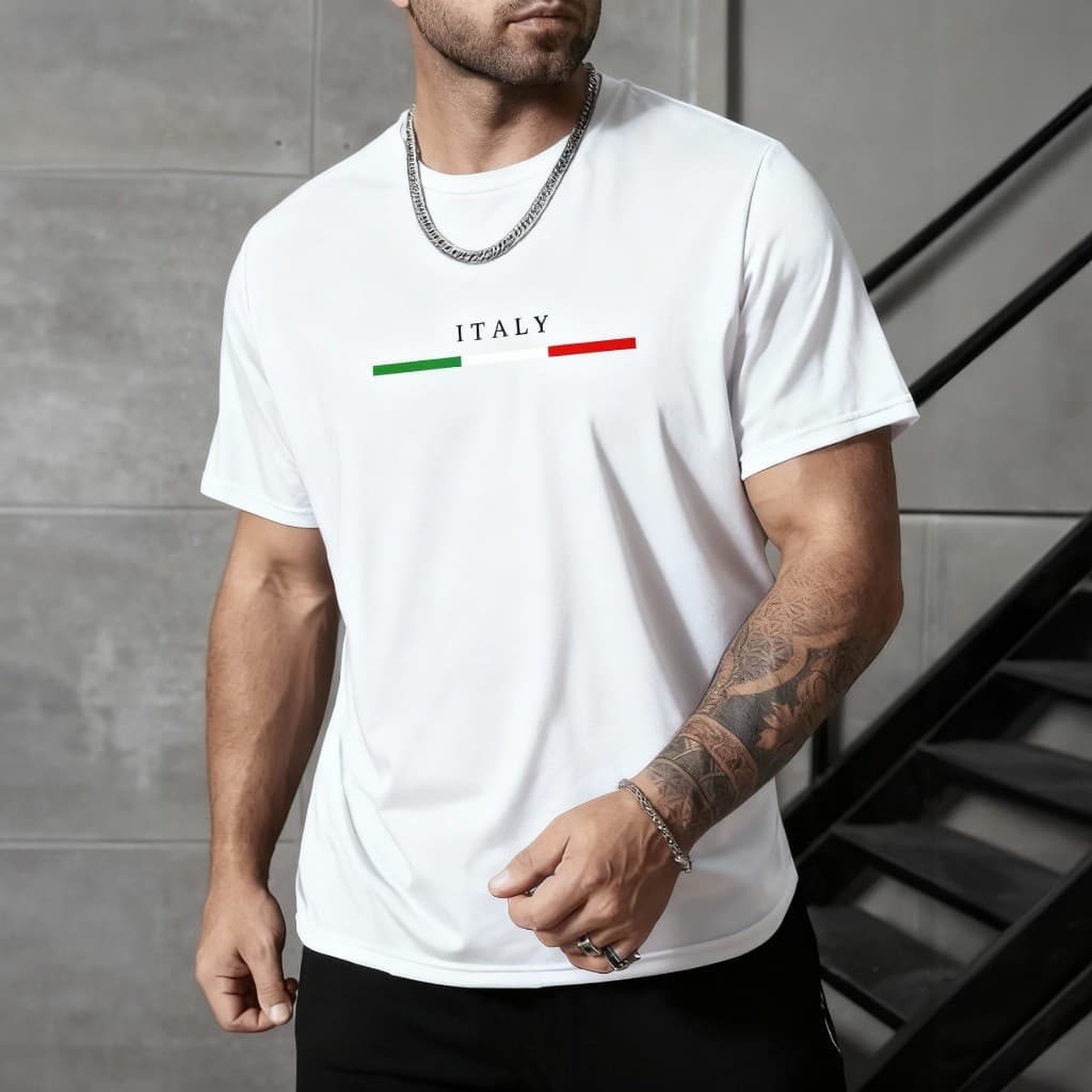 Camiseta  Masculina, Camiseta Italy, Camiseta algodão, Camisa Masculina, Camisa moderna, lançamento