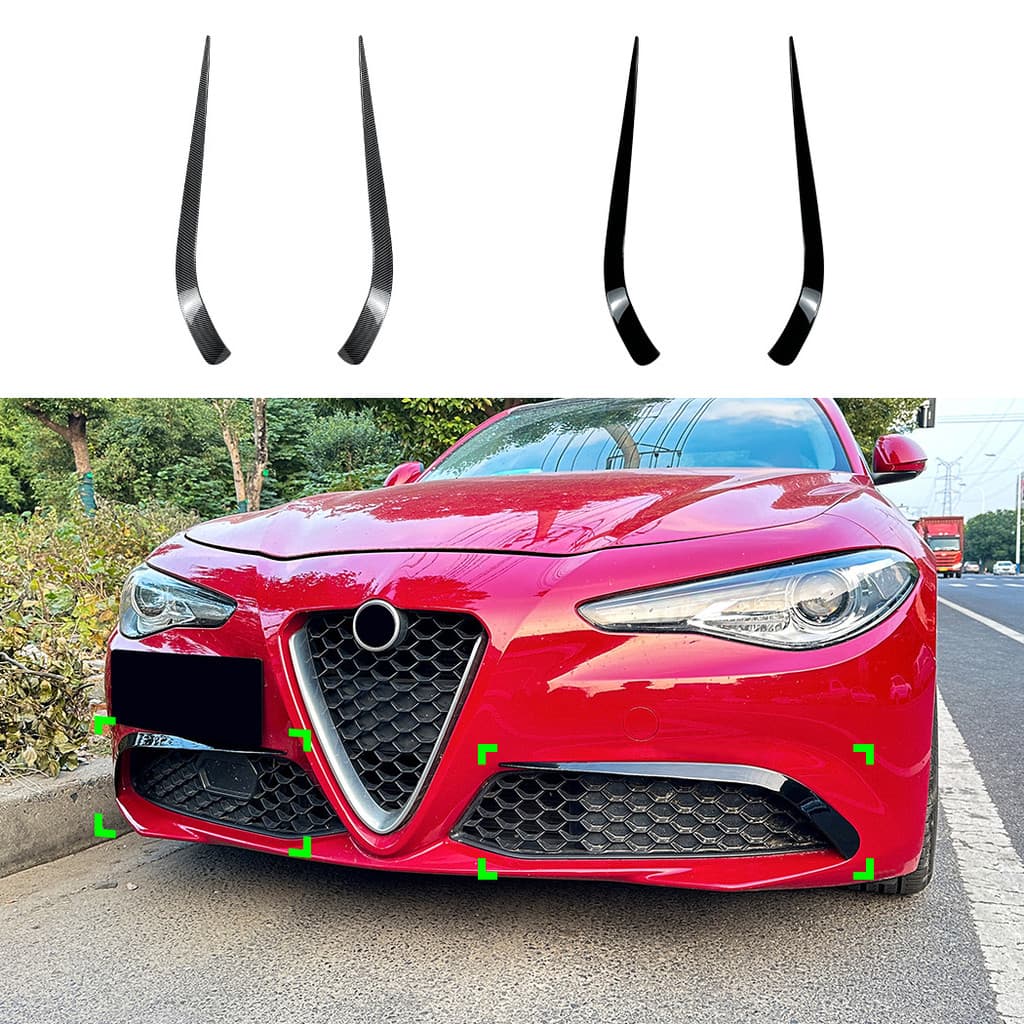 Alta qualidade-adequado para alfa Romeo Juliet Giulia edição padrão 2015-22 faca de ar frontal ventilação de ar modifica