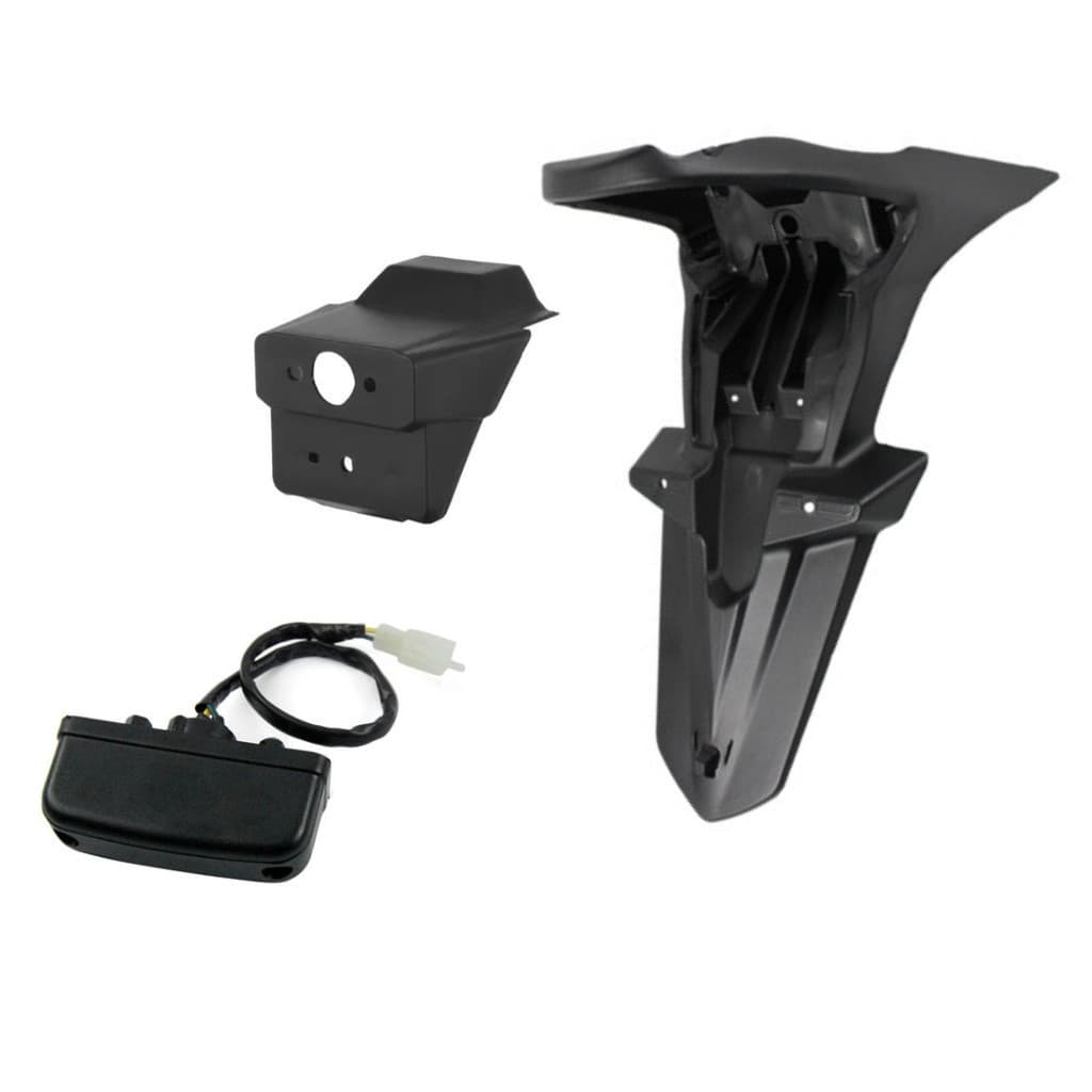 Paralama Traseiro Suporte Placa + Luz de Placa + suporte Luz placa Nxr Bros 150 2013 2014