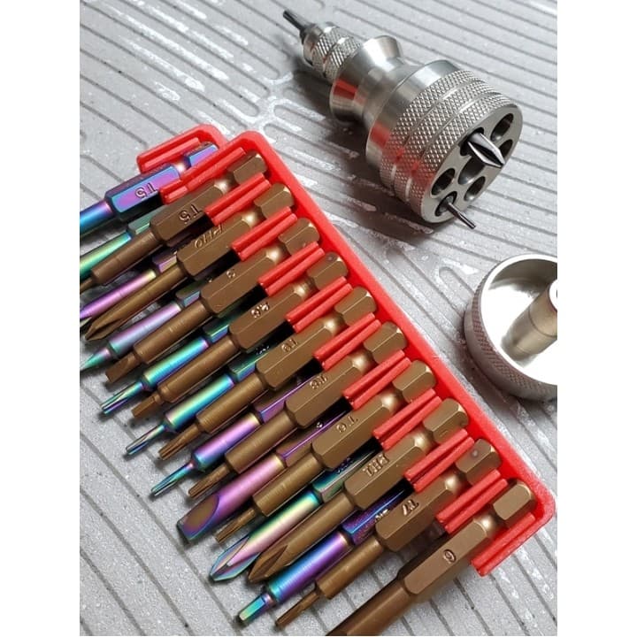 50mm longo lote bit PVD revestimento 800 importado S2-Hand elétrico Torx ímã chave de fenda bit chave de fenda bit chave