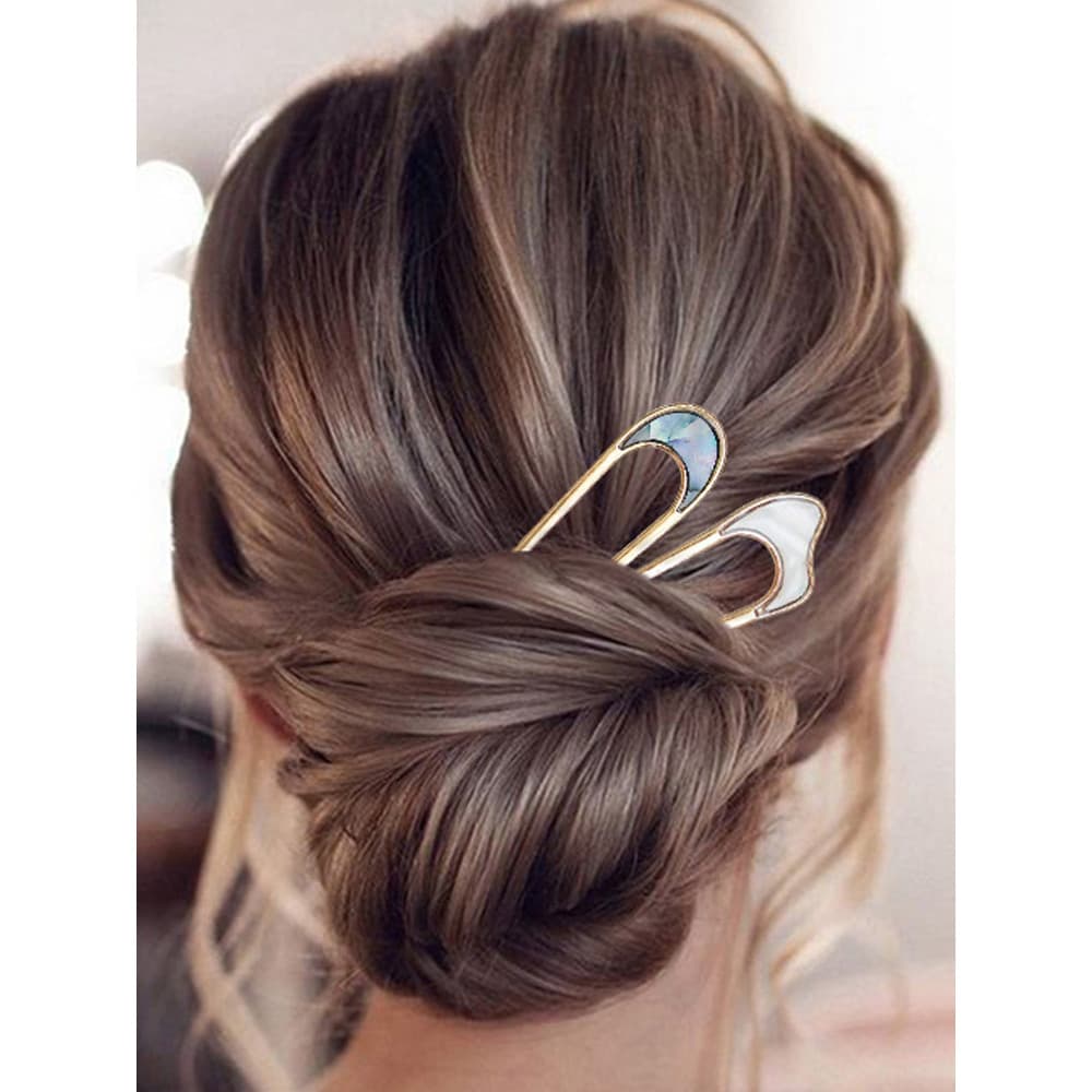 Grampo de cabelo em forma de u, ferramenta útil, novo chinês feminino, sensação de alta qualidade, outono inverno, gramp