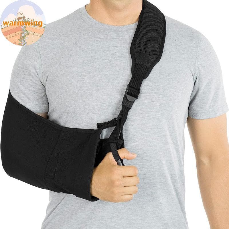 Warmwing Respirável Pós-Cirurgia Braço Estilingue Ajustável Antebraço Suporte Cinta Para Ombro Cotovelo Pulso Fratura De