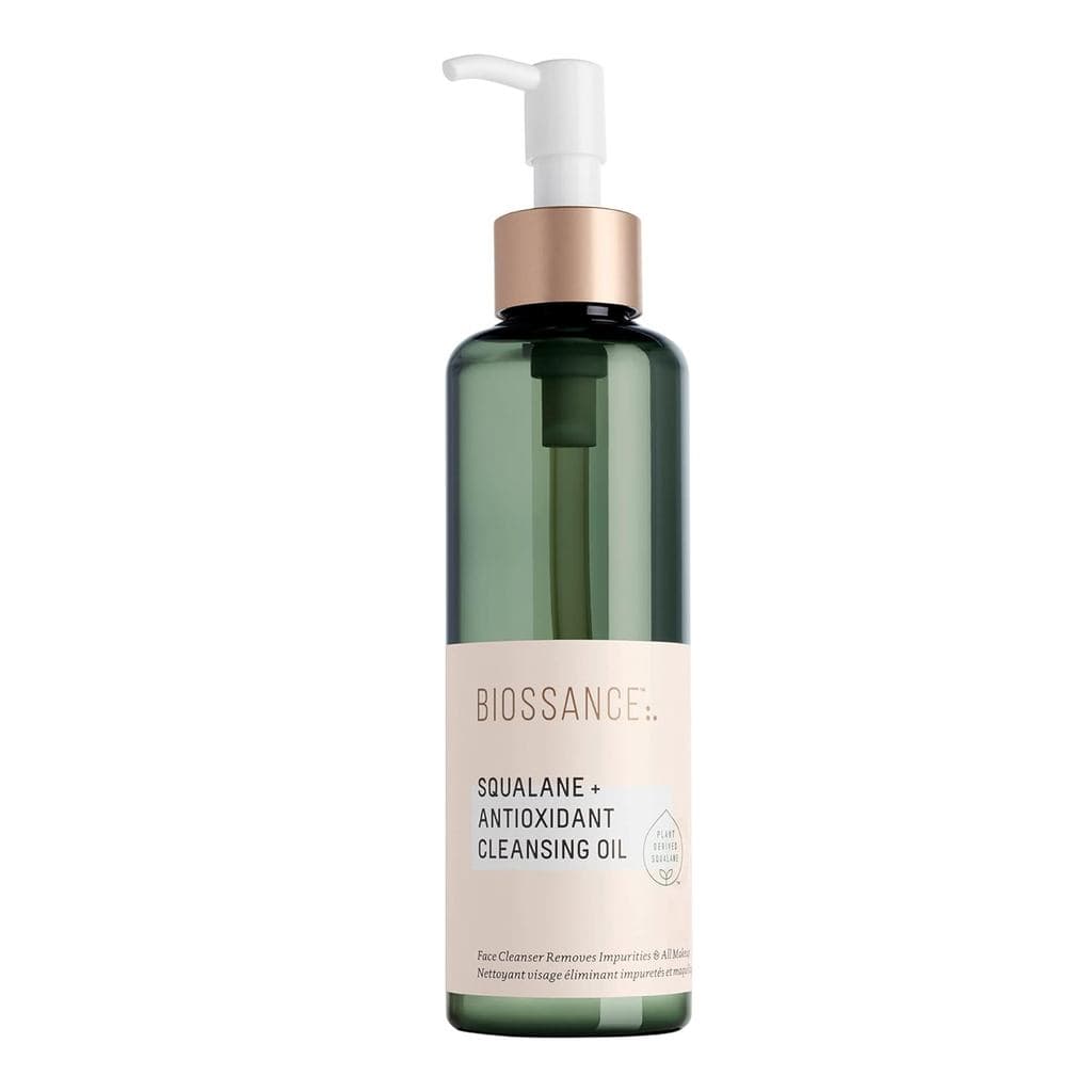 BIOSSANCE Óleo de Limpeza com Esqualano + Antioxidantes. Óleo Facial Leve Limpa Profundamente os Poros, Remove Maquiagem