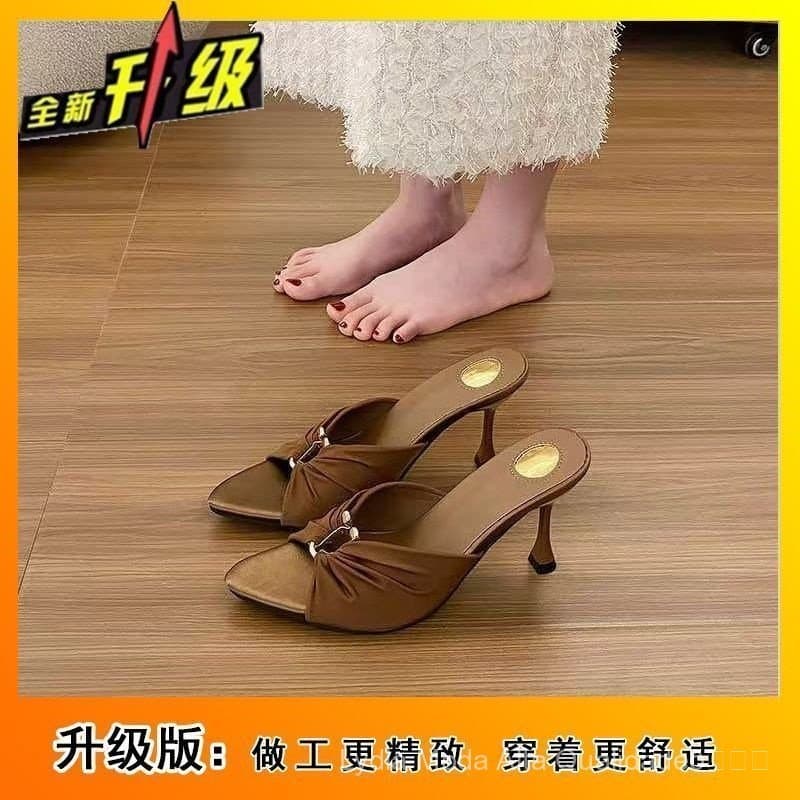 [Oferta especial por tempo limitado] Sapatos femininos de boutique de alta qualidade e elegantes, sandálias de salto alt