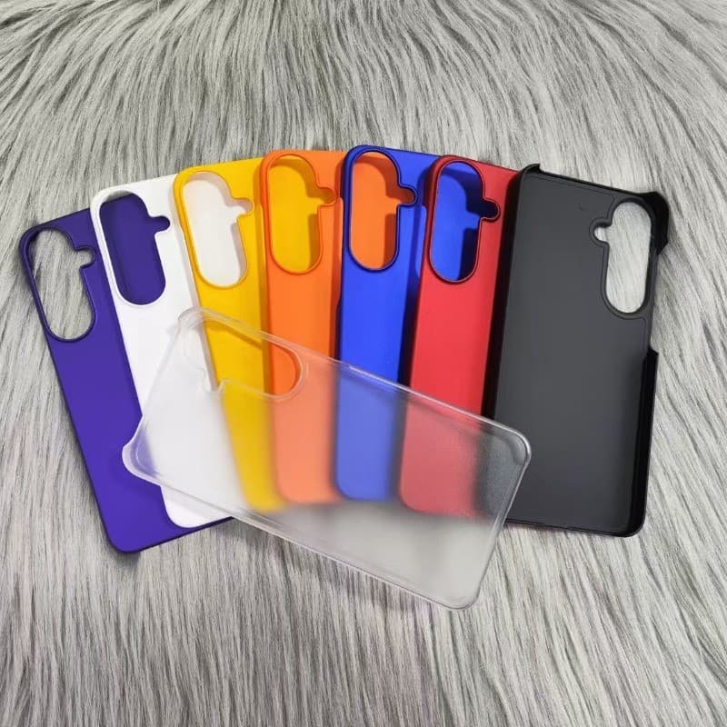 Slim Fosco Duro PC Caso À Prova De Choque Para Samsung Galaxy A27 A37 A57 Cor Sólida Telefone Capa Traseira Pára-Choques