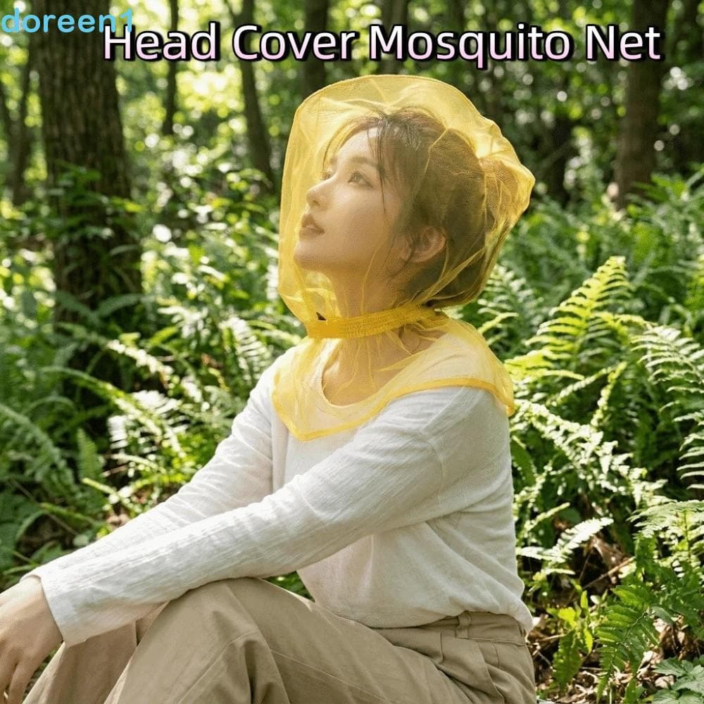 Rede Mosquiteira Para Cobertura De Cabeça DOREEN , Capa Respirável De Dormir Com Proteção Contra Mosquitos , Poliéster