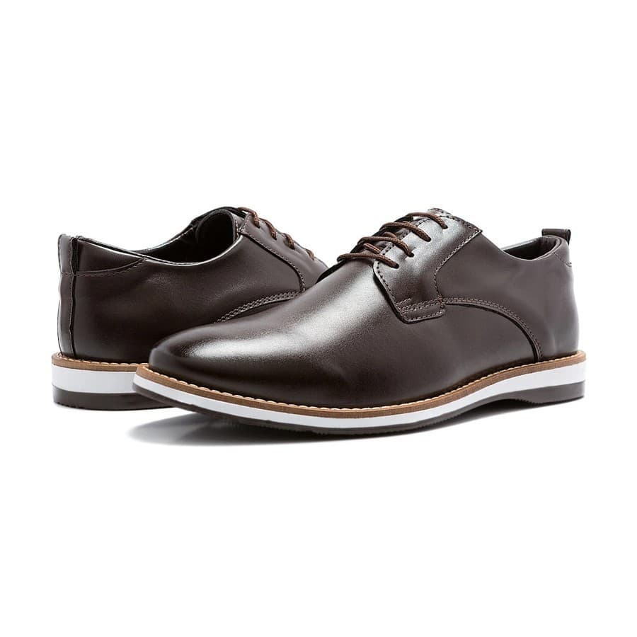 Sapato Social Masculino Derby Oxford Laboshoes Elegante Confortável Marrom Café Preto