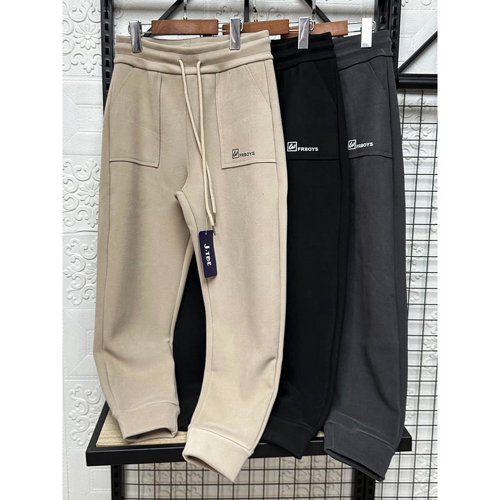 W Calças infantis de inverno engrossadas quentes à prova de vento calças médias grandes roupas infantis calças esportiva