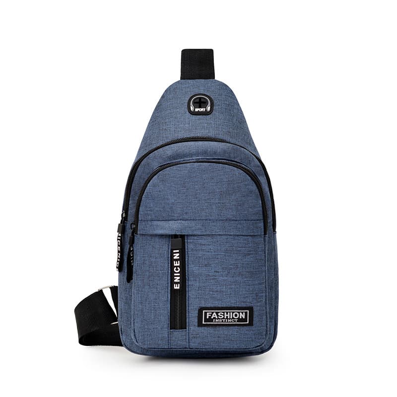 All-Match saco de peito saco do mensageiro 2026 novo estilo masculino na moda negócios saco de peito Casual fone de ouvi