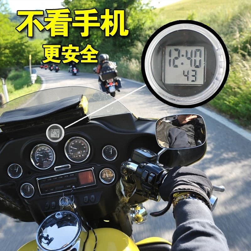 Motocicleta elétrica motocicleta medidor eletrônico veículo elétrico relógio modificação de tempo ao ar livre relógio el