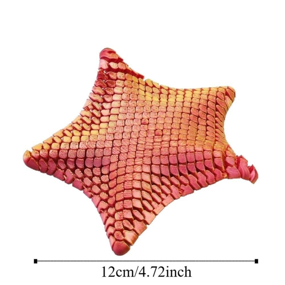 Brinquedo De Estrela Do Mar Impresso Em 3D BLISSC , Decoração Gradiente Articulada , Articulações Móveis