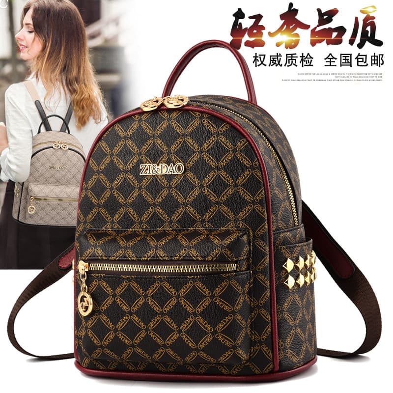 High-End mochila feminina verão novo estilo versão coreana na moda saco de viagem All-Match senhoras pequena mochila sac