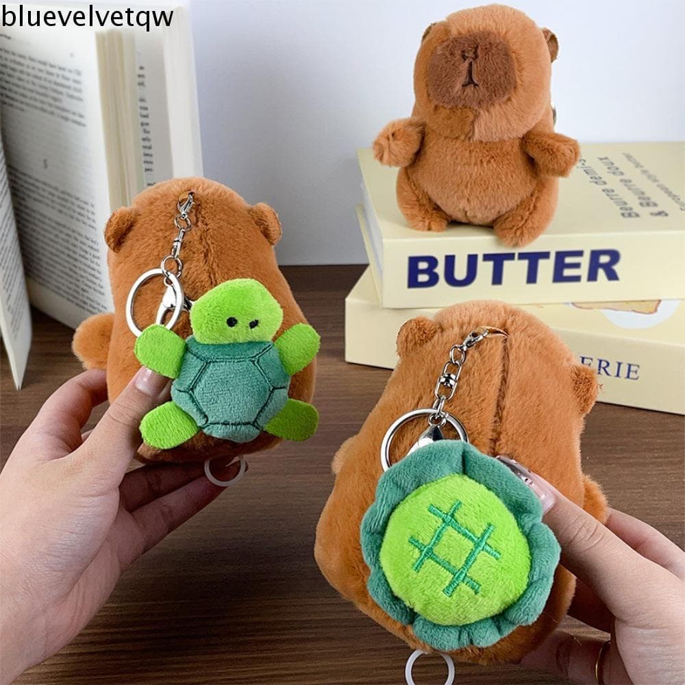 Chaveiro De Capivara BLUEVELVETQW , Boneca De Corda De Desenho Animado , Brinquedo Giratório De Concha De Tartaruga , Al
