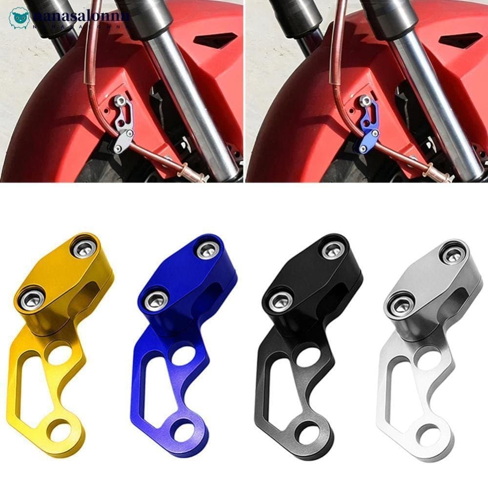 Abraçadeira Universal de Alumínio para Tubo de Óleo de Motocicleta, Acessórios para Linha de Freio E6H6