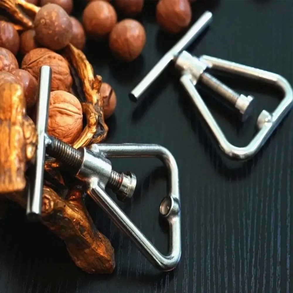 Quebra-nozes domésticos, abridores de cascas de nozes, abridores de cascas de amêndoas, ferramentas utilizadas para queb