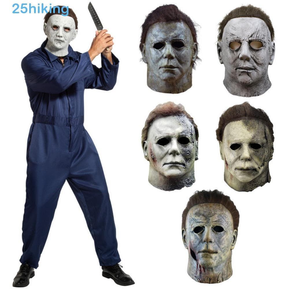 Máscara Assassina De Caminhada , De Látex Horror Michael Myers Fantasia Criativa Realista Máscaras De Halloween Masculin