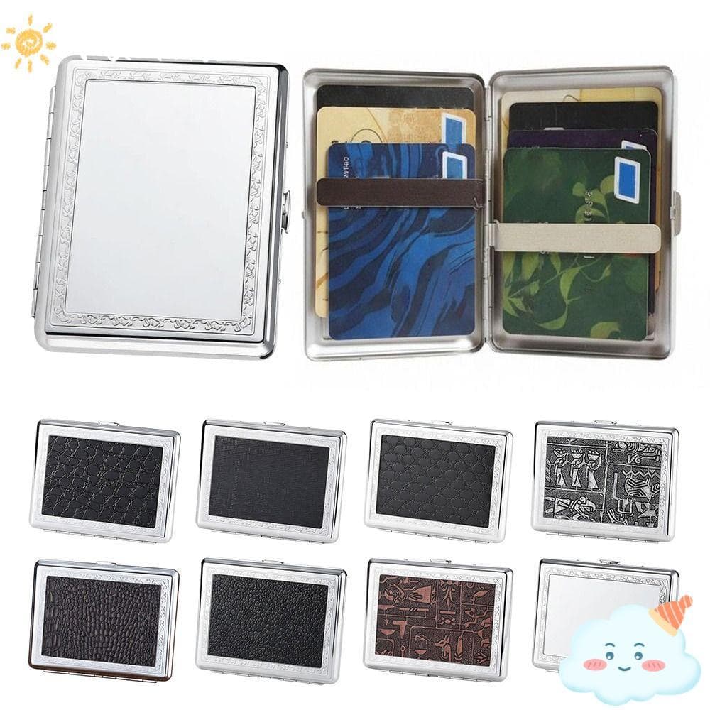 Cartão Vintage RAIN , Metal De Pressão Fácil De Material Metálico , Porta-Cartões Multifuncional Estilo