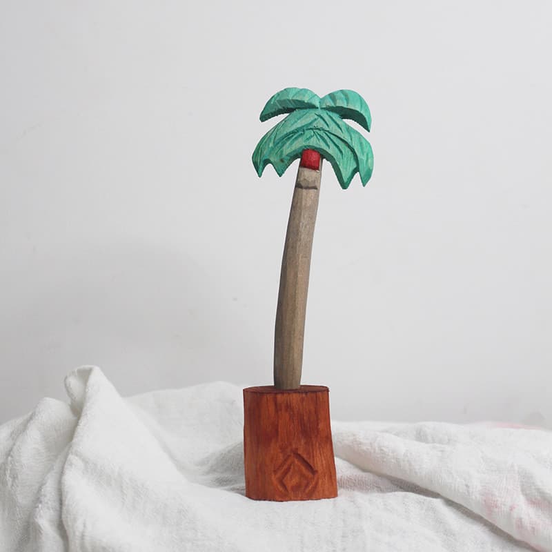 [Estoque pronto] Enfeites de decoração de coqueiro Caneta de coqueiro Série de plantas Presentes de papelaria Palmeira d