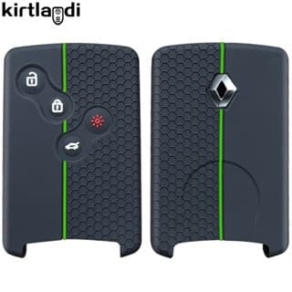 Capa para Chave Remota de Carro Renault Clio Laguna Koleos Megane Fluence Zoe Scenic Captur com 4 Botões 5PUI