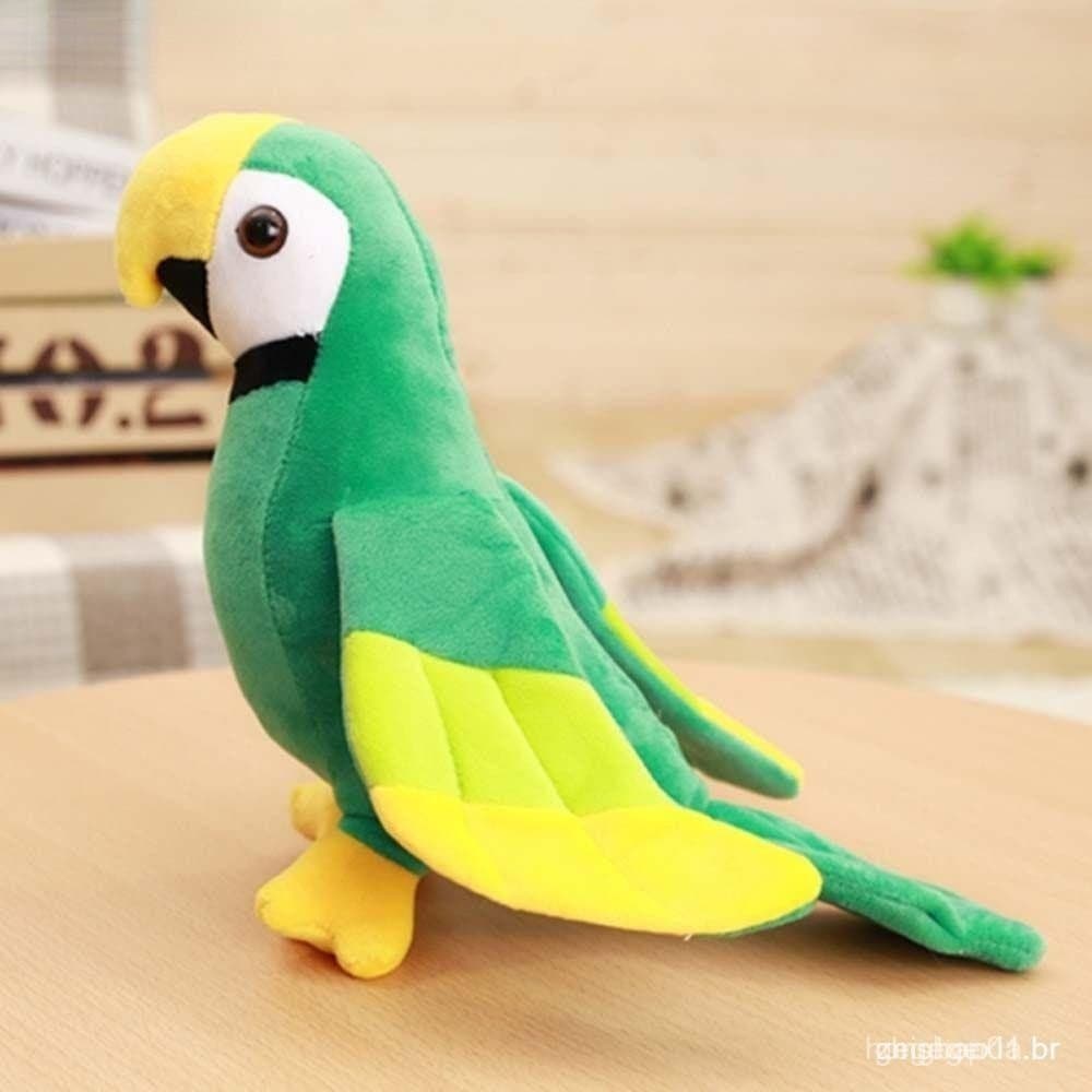 Papagaio Brinquedos De Pelúcia Bonitos 20/25cm Travesseiro Bonecos Animais | De Algodão