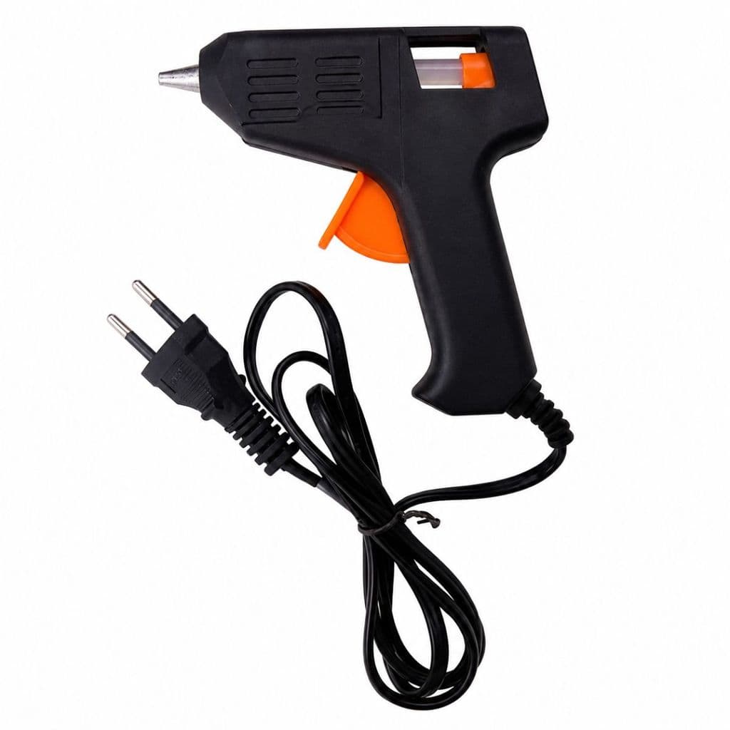 Pistola de Cola Quente Preta 110v 220v Bastão Fino