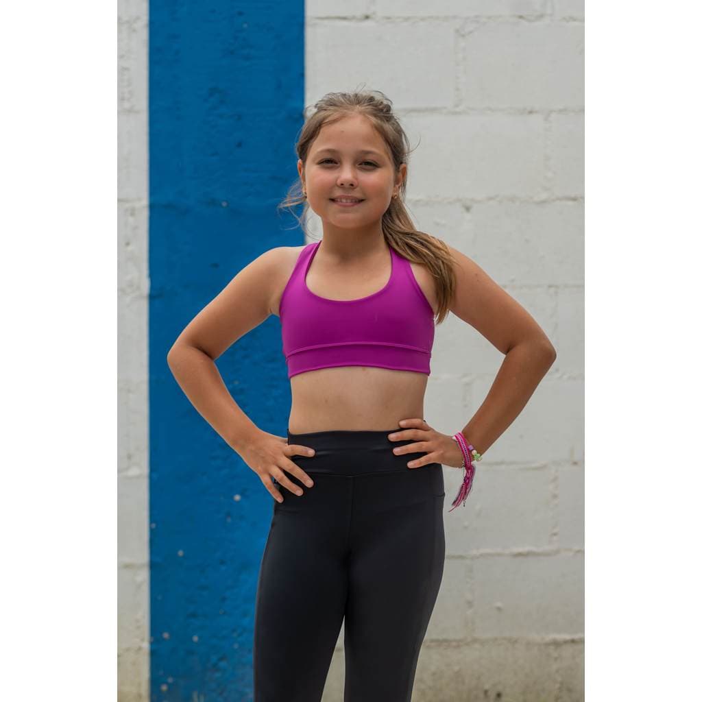 Top Nadador Menina Infantil Juvenil Poliamida Com Proteção Uv+