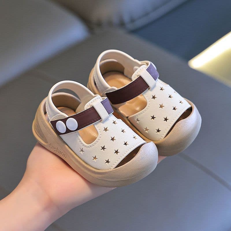 2026 novo estilo bebê Baotou antiderrapante anti-chute sola macia inodoro resistente ao desgaste 0-3 anos de idade bebê