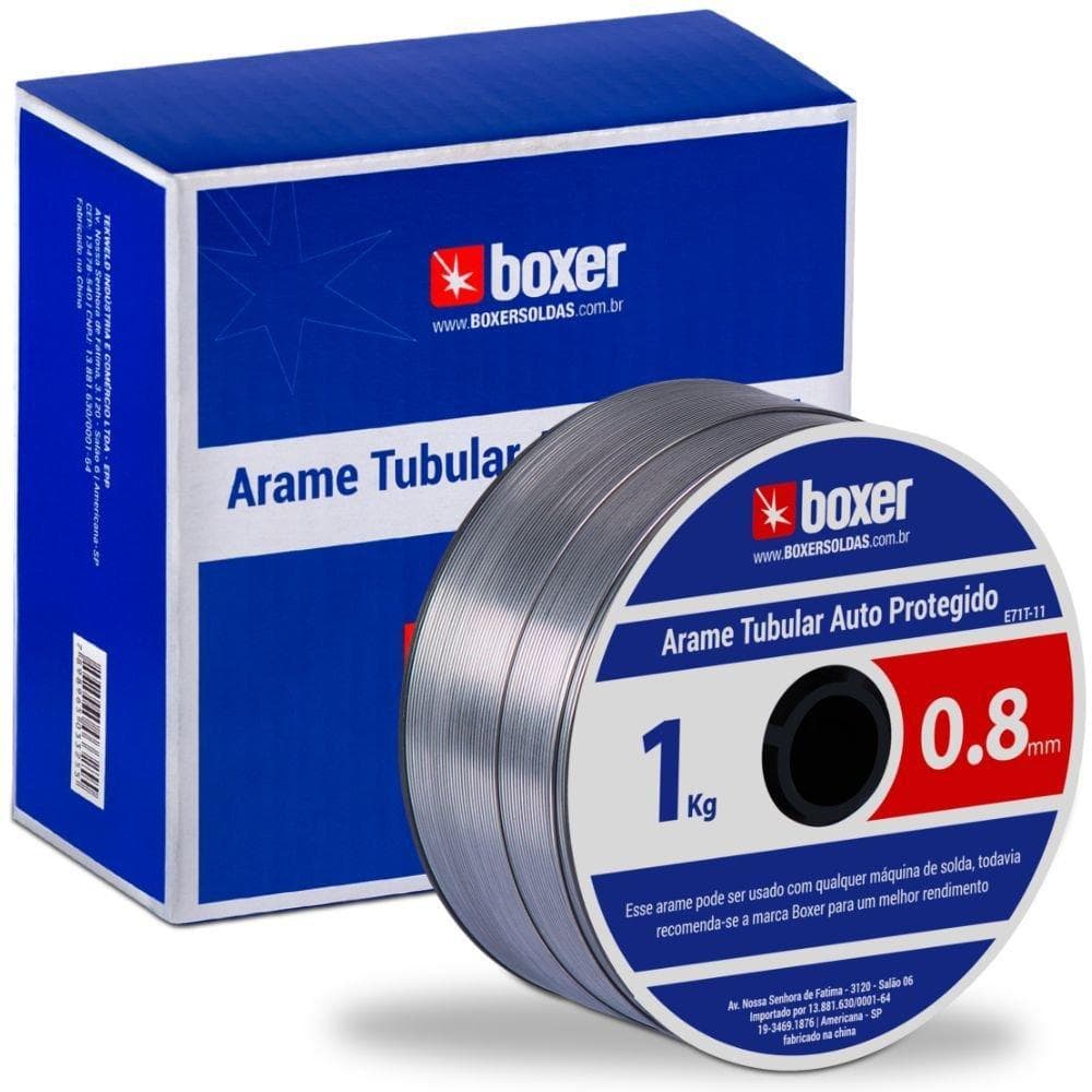 Arame de Solda MIG Auto Protegido E71T-11 0,8mm 1kg - Boxer