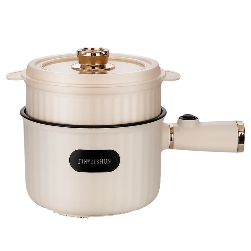 Wok elétrico panela quente macarrão cozinhar Mini panela elétrica antiaderente multifuncional panela quente elétrica dor