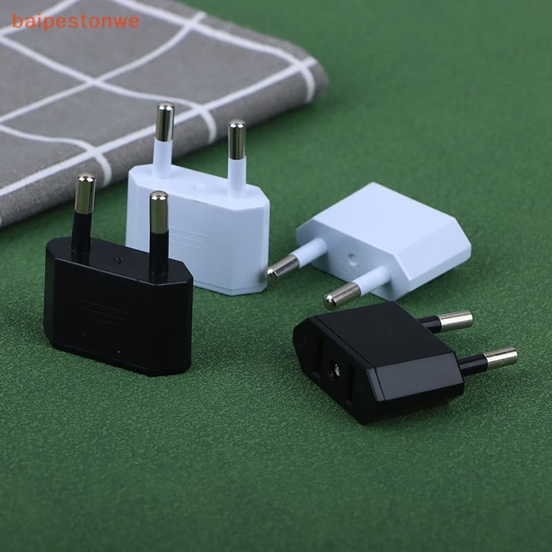Adaptador de Viagem Americano Padrão Europeu, Pacote com 2 Peças, Conector de Energia AC da China-EUA para Europa, Tomad