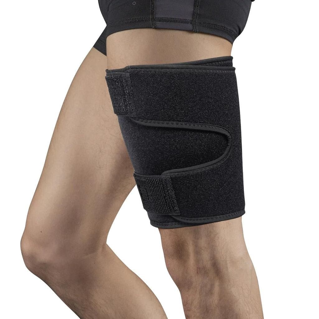 Suporte para Coxa, Suporte para Isquiotibiais e Quadríceps e Faixas para Coxa, Manga de Compressão Ajustável para Entors