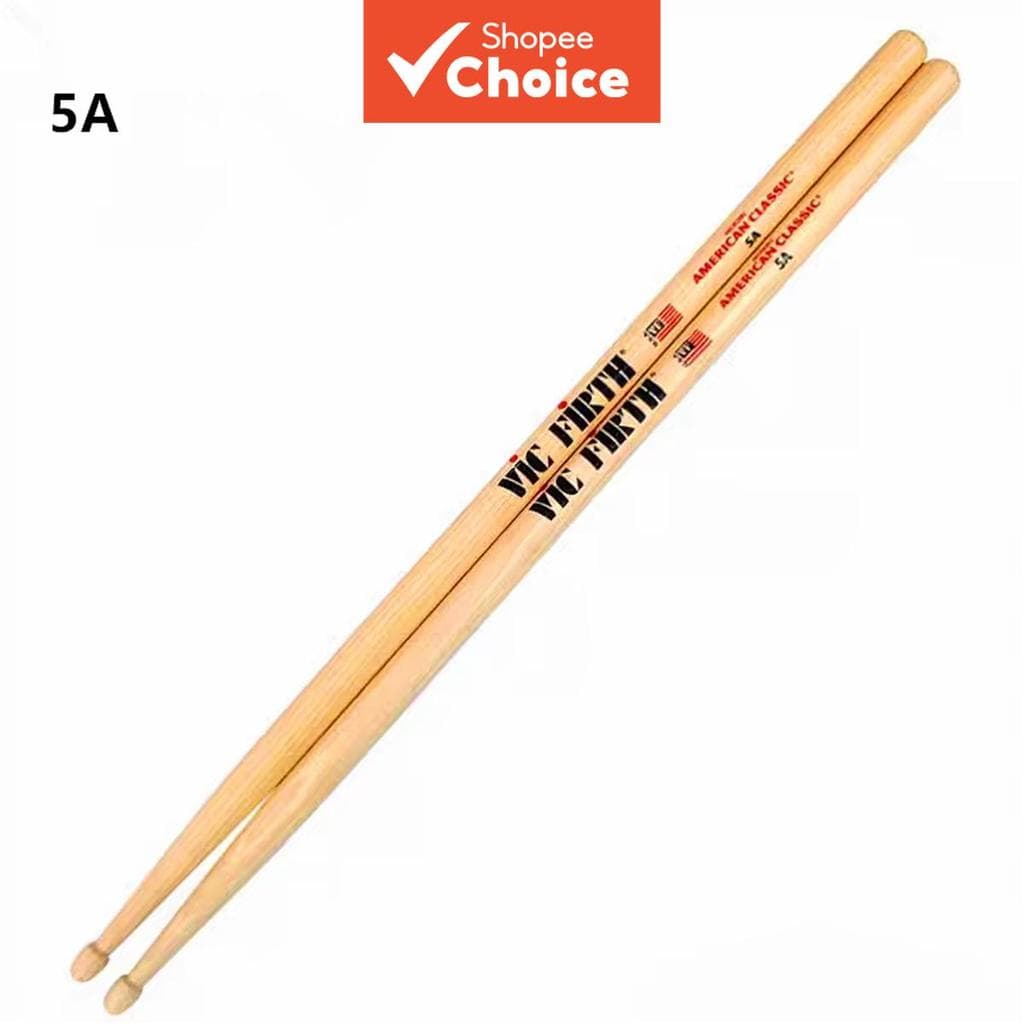 Baquetas 5A/7A Hickory Americano Baquetas de Bateria Jazz Baquetas de Bateria para Bateria Acústica/Eletrônica