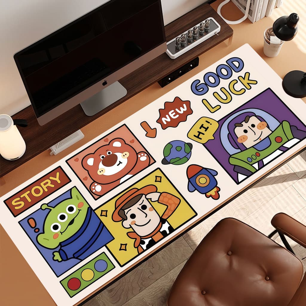 DISNYE 80 * 30cm Mouse Pad Antiderrapante Grande MousePad Komputer Tapete De Mesa Longo De 3 mm