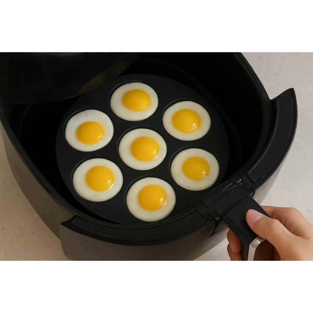 Forma Cupcake Air Fryer 7 Cavidades Sortida Assar Doces Oferta