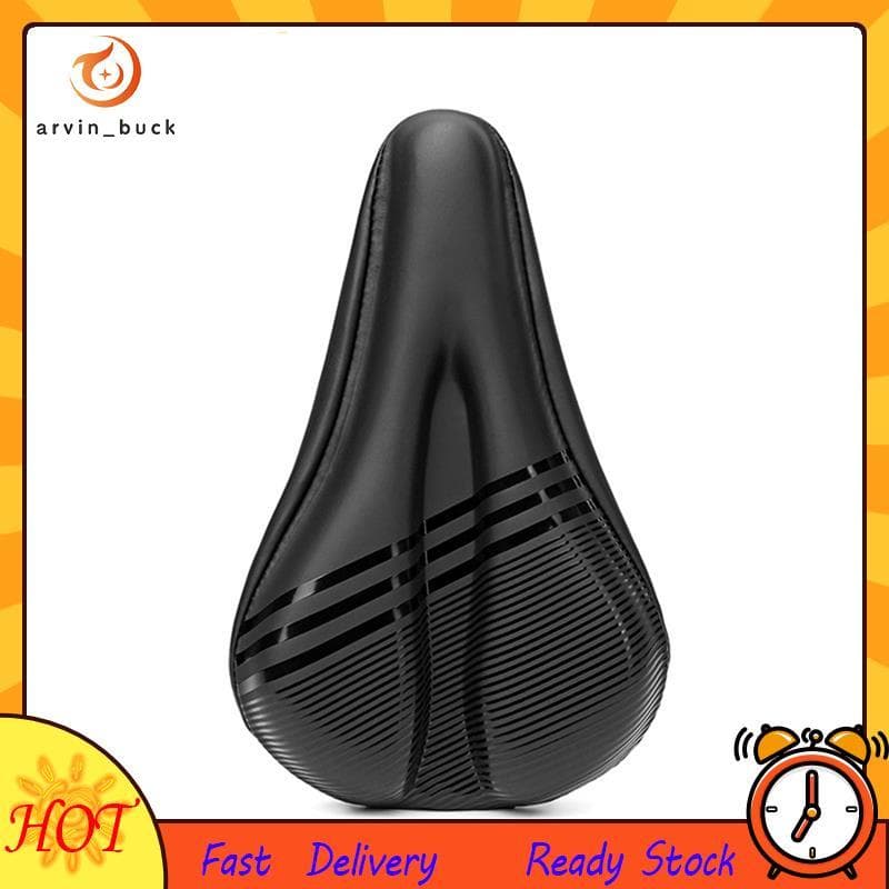 Capa De Selim De Bicicleta À Prova D'água , Almofada De Assento Confortável , Espuma De Silicone , Acessórios