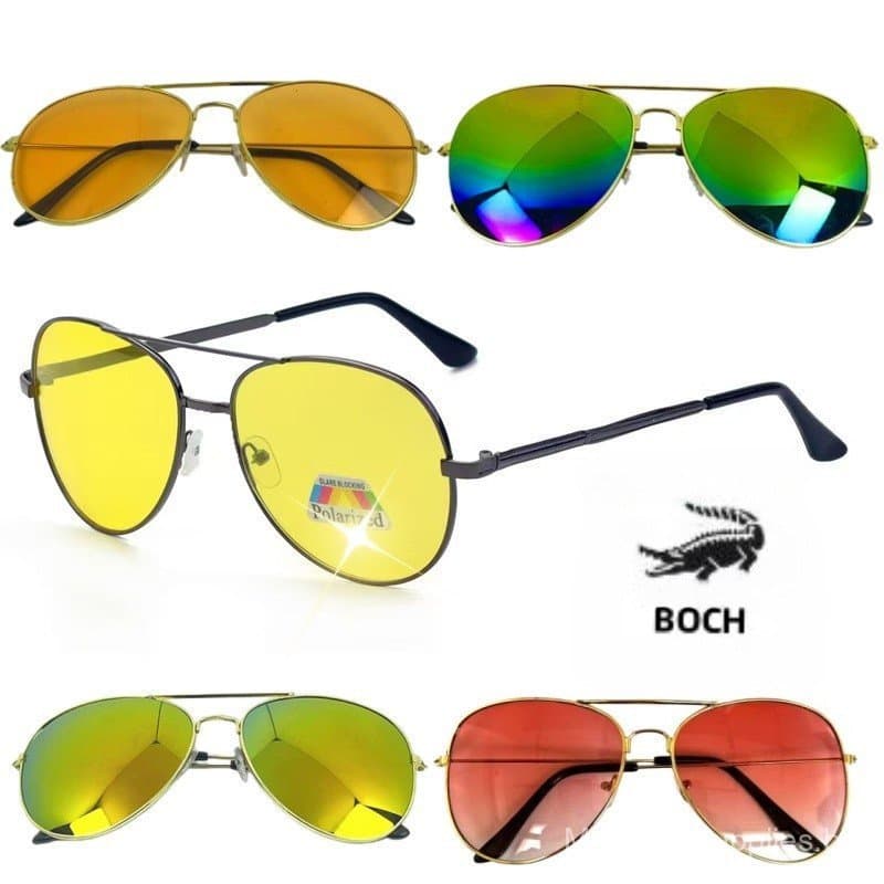Óculos de sol clássicos e elegantes para homens e mulheres, óculos de sol aviador de metal com revestimento colorido ref