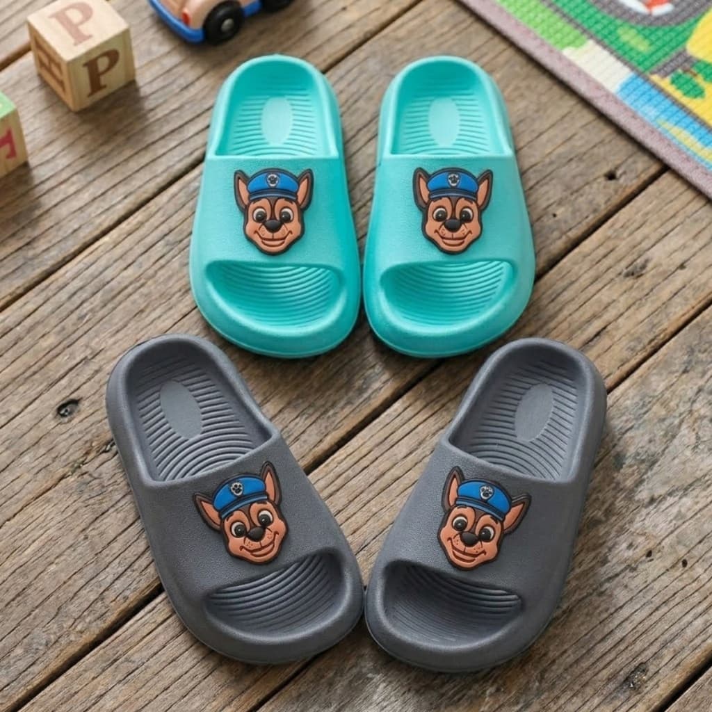 Kit 2 Chinelos Infantil Masculino Slide Leve Confortável para Casa Praia Piscina