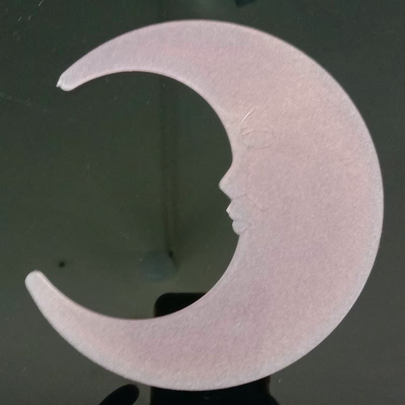 49 Pcs Adesivo De Lua Brilhante Grande Fácil De Aplicar Brilho Noturno Prolongado Fixo Atmosfera