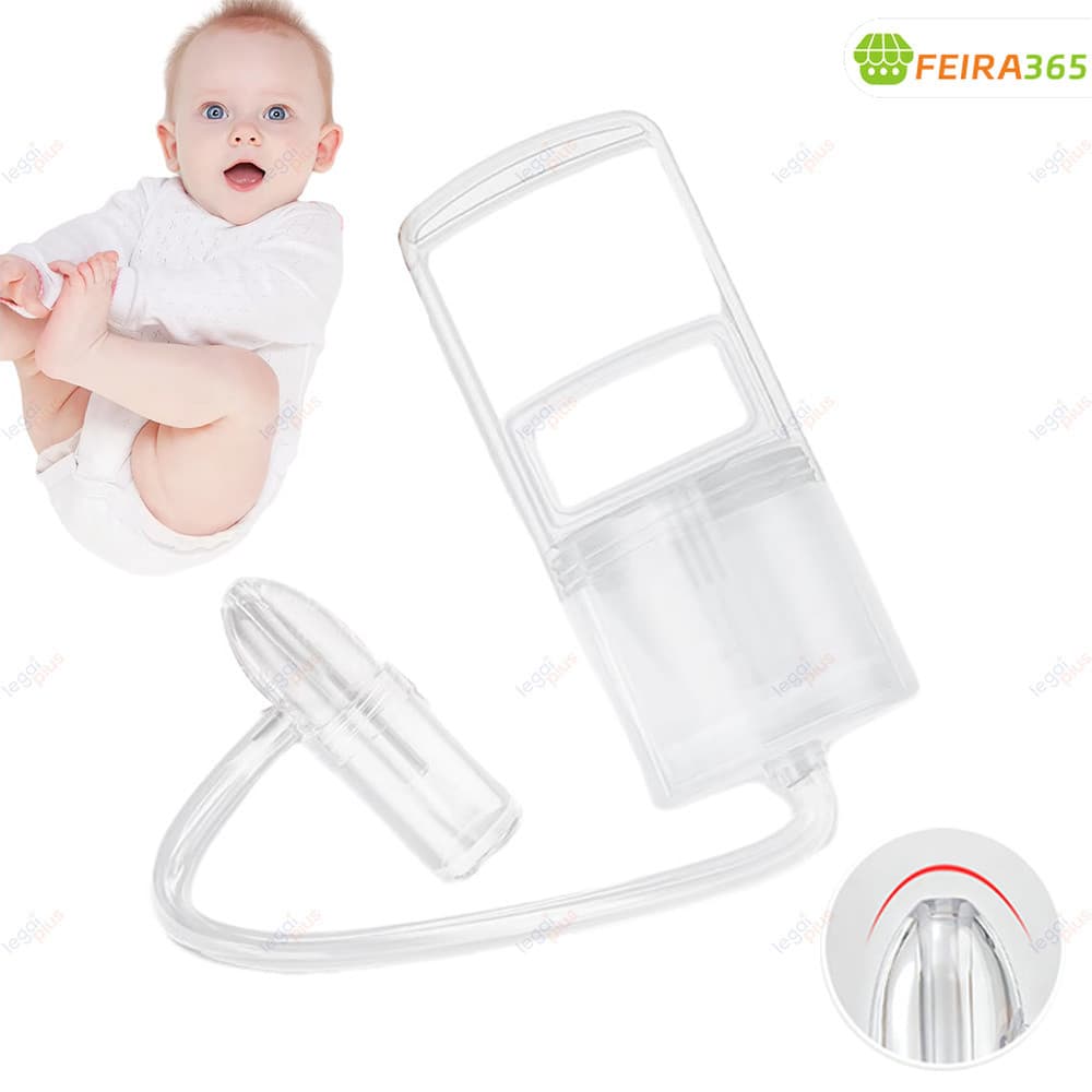 Aspirador Nasal Manual Bebê – Sucção a Vácuo para Vias Aéreas Livres